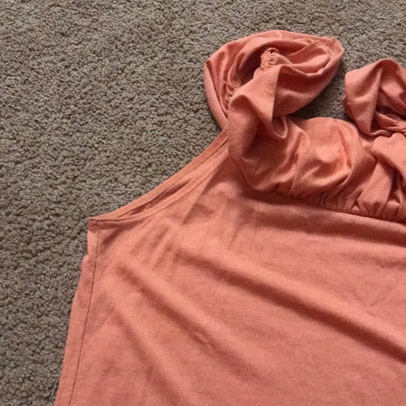 Coral Flutter Sleeve Tank - Picture 3 of 3